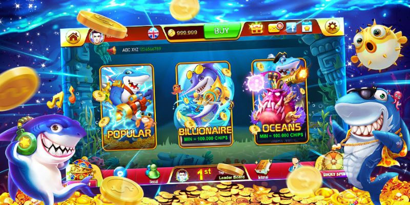 Bắn cá TK88 có nhiều tựa game với giao diện độc lạ